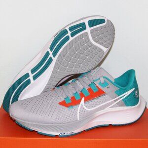 Nike Air Zoom Pegasus 38 Miami Dolphins Football Running Mens 7.5